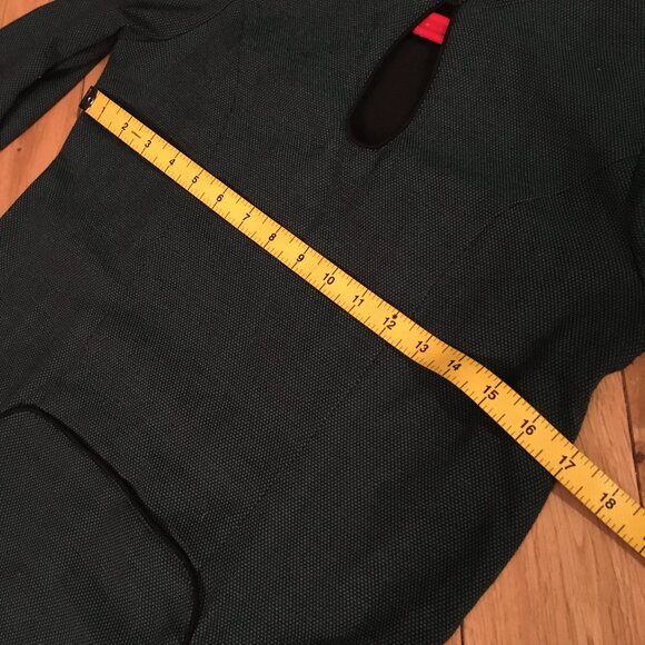 Skunkfunk Gebara Eurofashion Myrtle Green Keyhole Dress With Black Piping - Picture 6 of 15